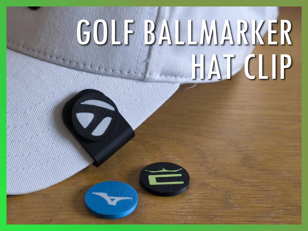 Clip de Casquette Marqueur de Balle de Golf - Sport Print