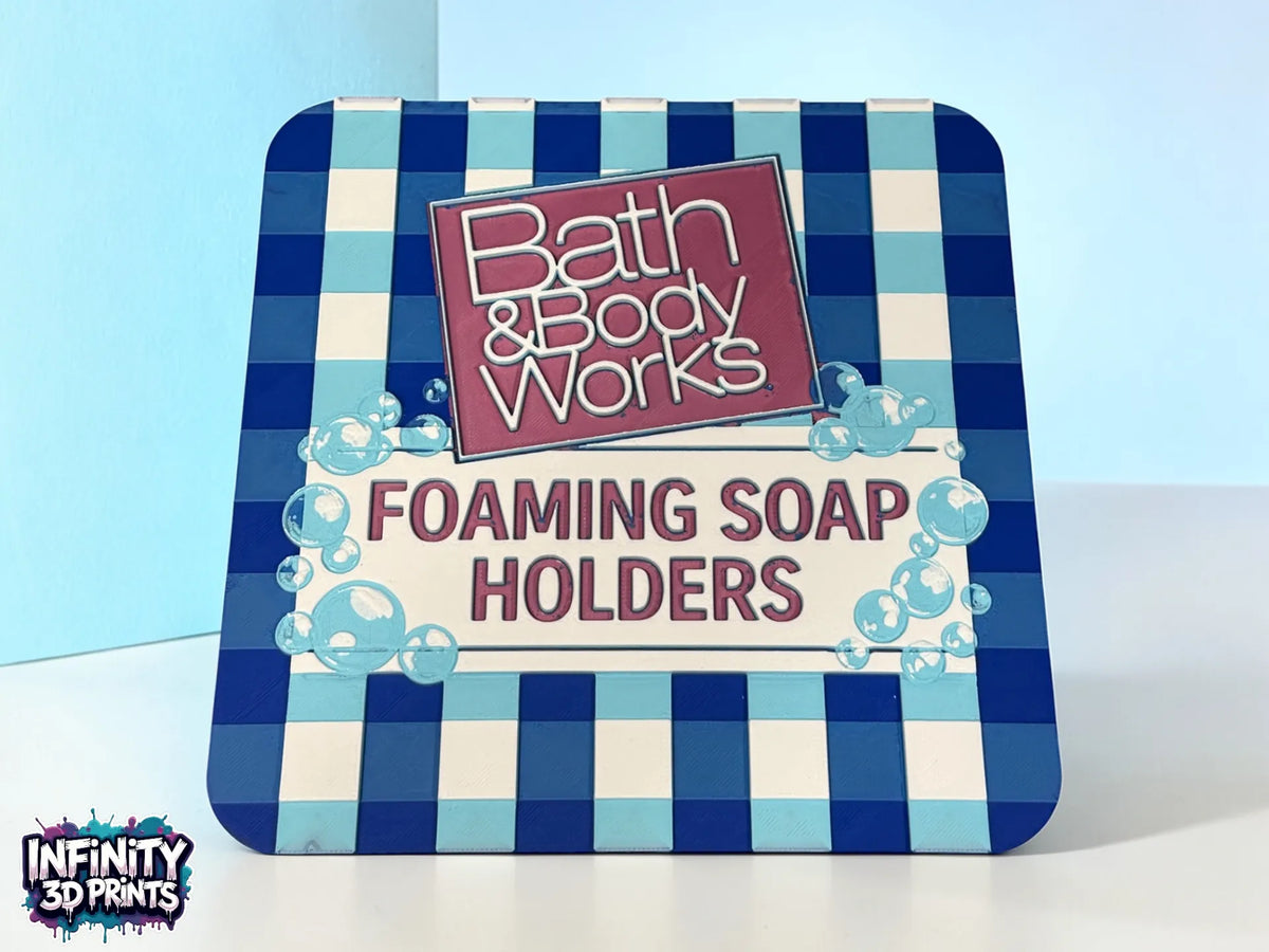 Panneau pour supports de savon moussant bath and bodyworks - NFC Print