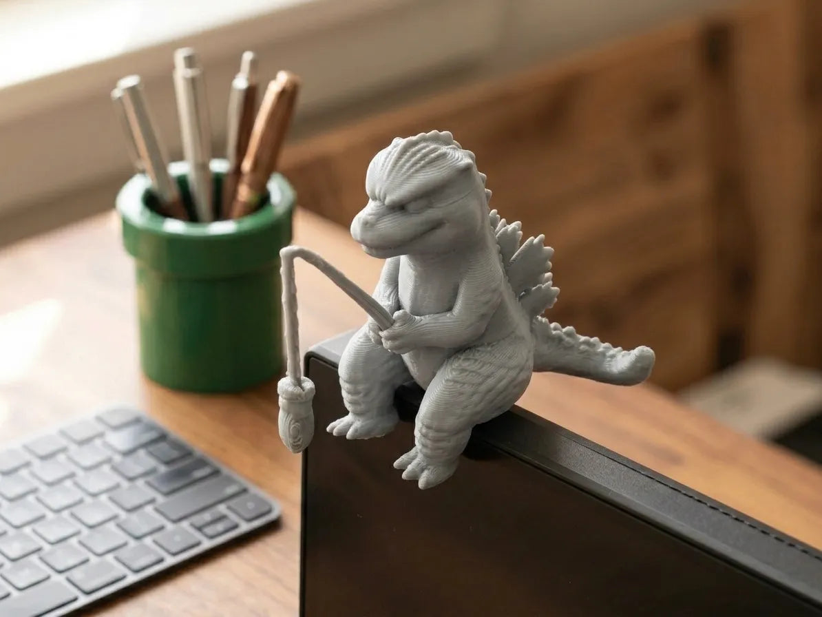 Compagnon de Moniteur Godzilla - Figurine Print