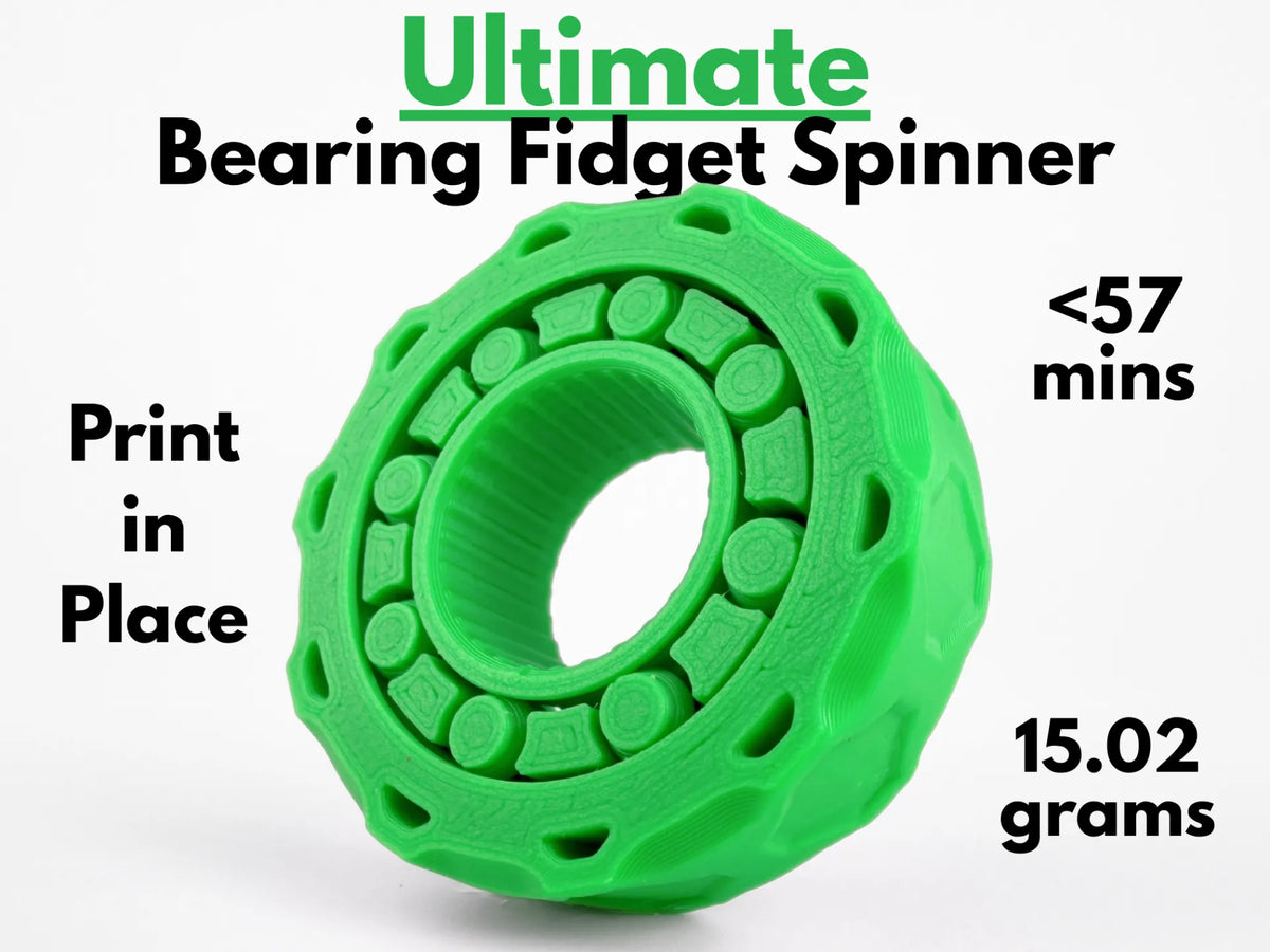 Fidget Spinner à roulement ultime (Impression en place) - Jeux Print
