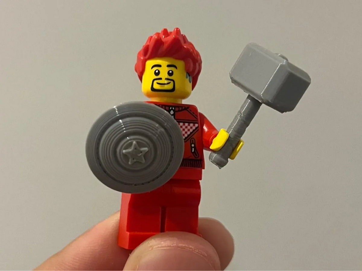 Bouclier de Captain America pour LEGOs (Marvel) - Geek Print