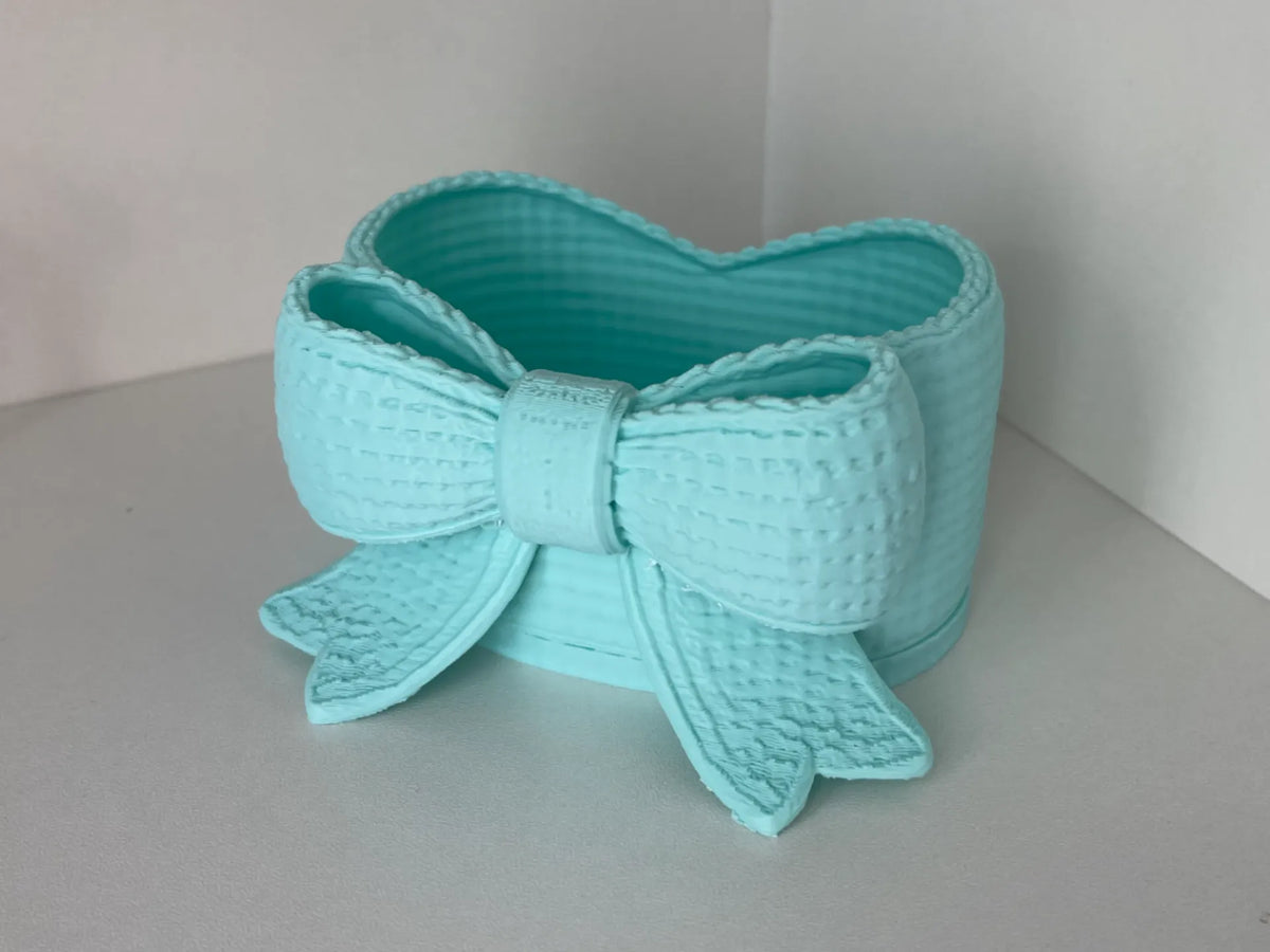 Panier nœud organisateur maquillage - porte-objets - Beauté Print