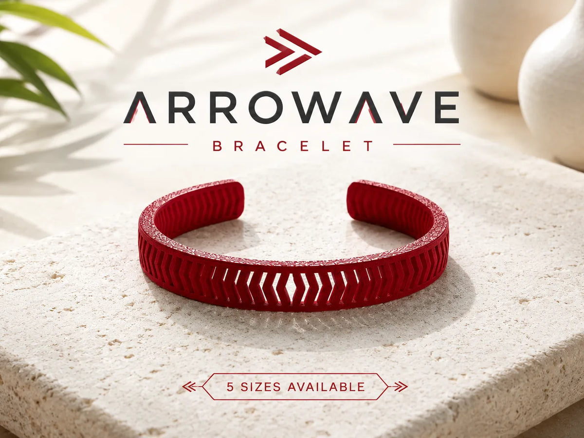 Bracelet Arrowave (seulement 3g de filament) - Bijoux Print
