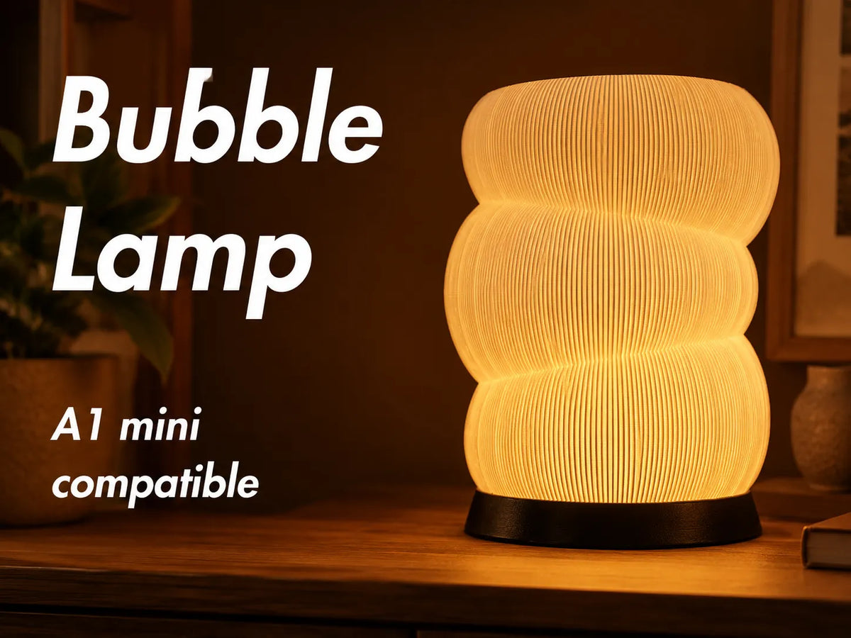 Lampe à bulles - Éclairage Puck, douille E27, bande LED - Lumière Print