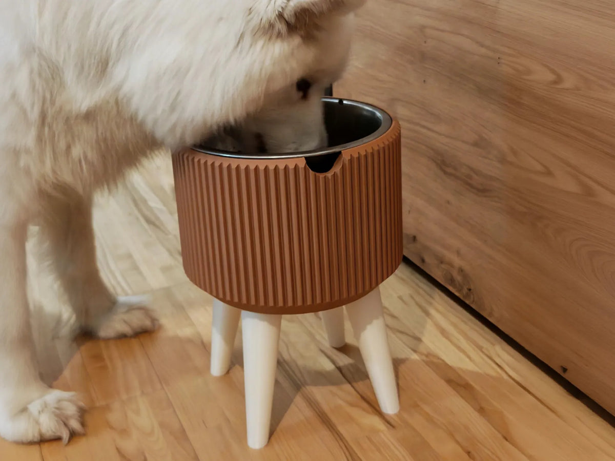 Support rehausseur de gamelles pour chien - Pet Print