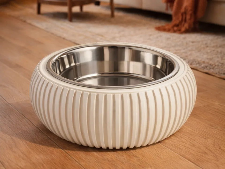Gamelle pour animaux de compagnie – Insert en acier – Design épuré - Pet Print