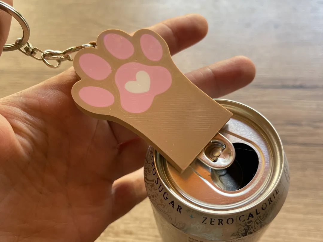 Ouvre-canette de soda Patte de chat Cœur - Pet Print
