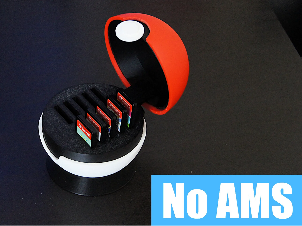 Boîtier de Cartes de Jeu Poké Ball Sphère pour Switch/Switch2 - Jeux Print
