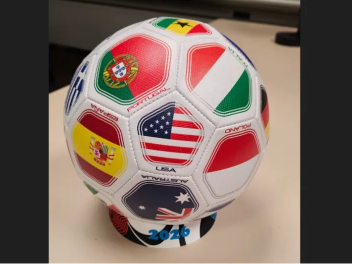 Support de ballon de football Coupe du Monde FIFA 2026 - Jeux Print