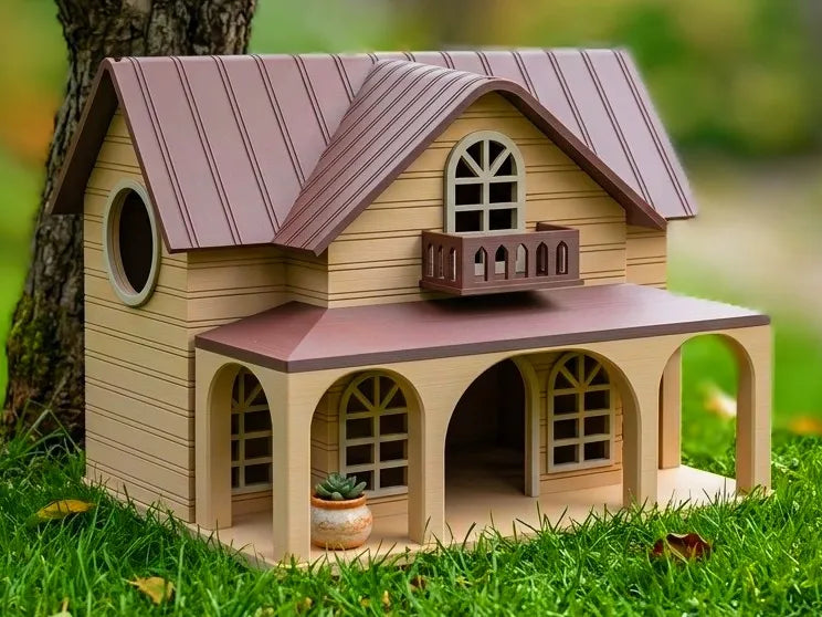 Nichoir de luxe de style ferme imprimé en 3D - Outdoor Print