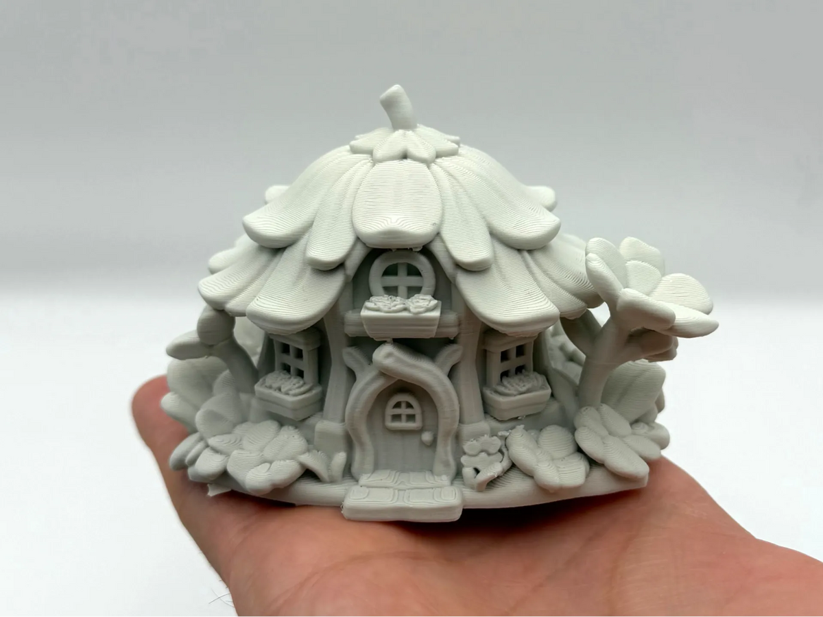 Maison de fée fleurie - Maquette Print