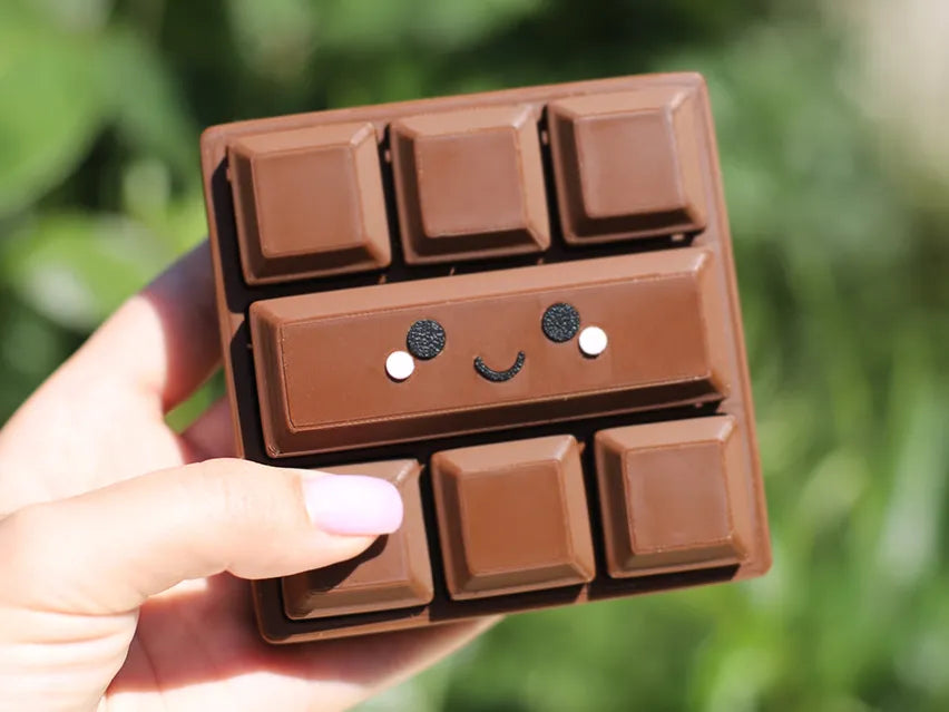 Clicker mignon en forme de barre de chocolat Kawaii jouet anti-stress - Jeux Print