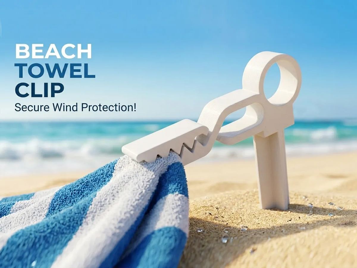 Pince d'ancrage pour serviette de plage - Clip pour serviette - Outdoor Print
