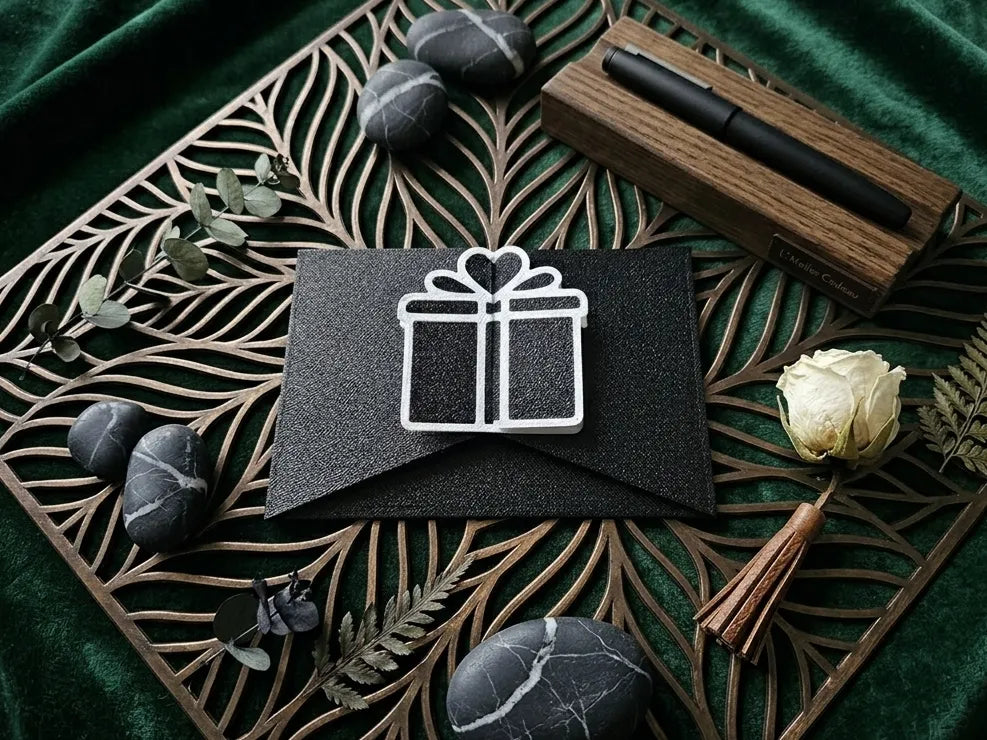 Enveloppe cadeau pliable - Fêtes Print