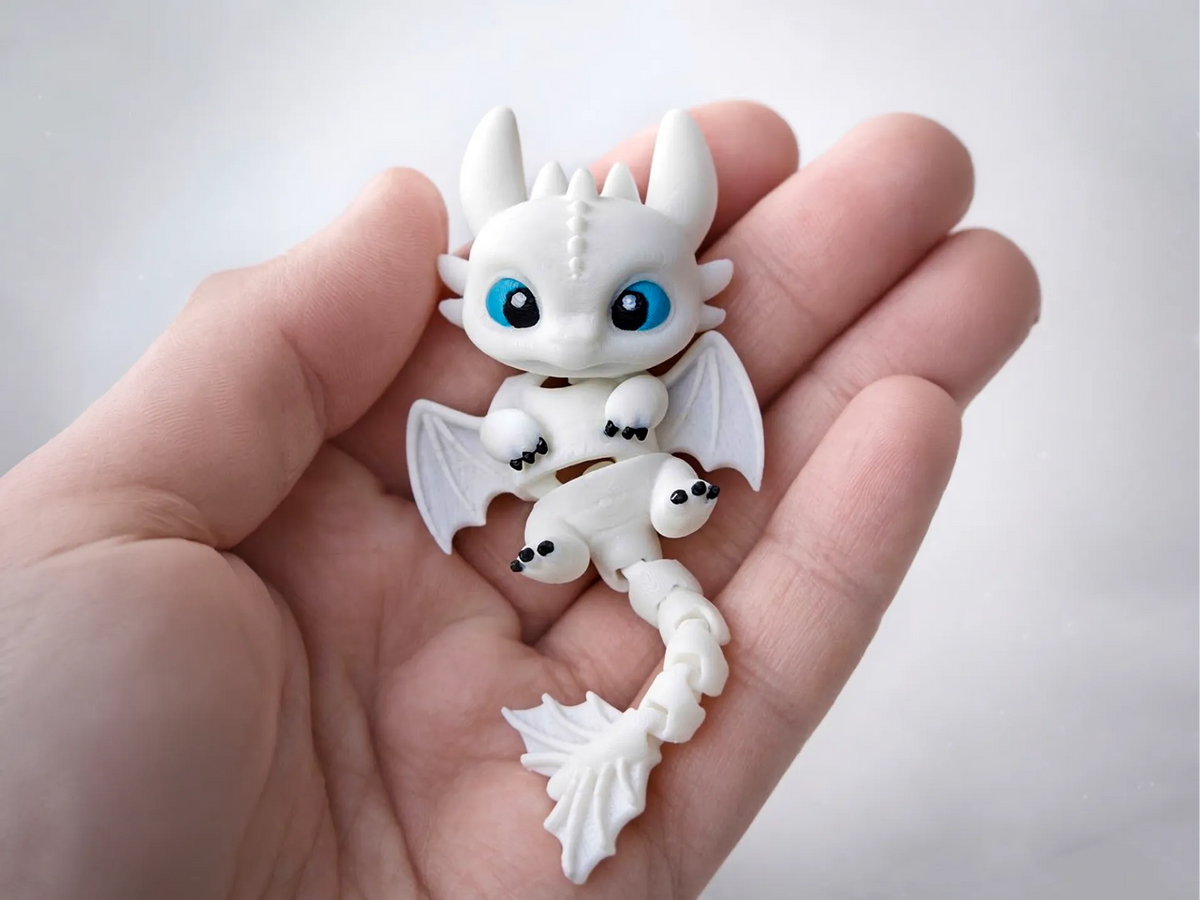Porte-clés articulé Dragon Furie Éclair - Figurine Print