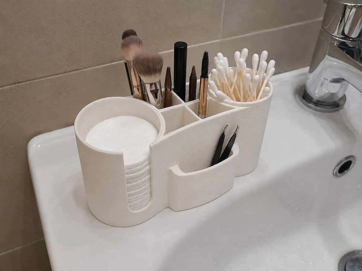 Organisateur de maquillage de salle de bain - Beauté Print