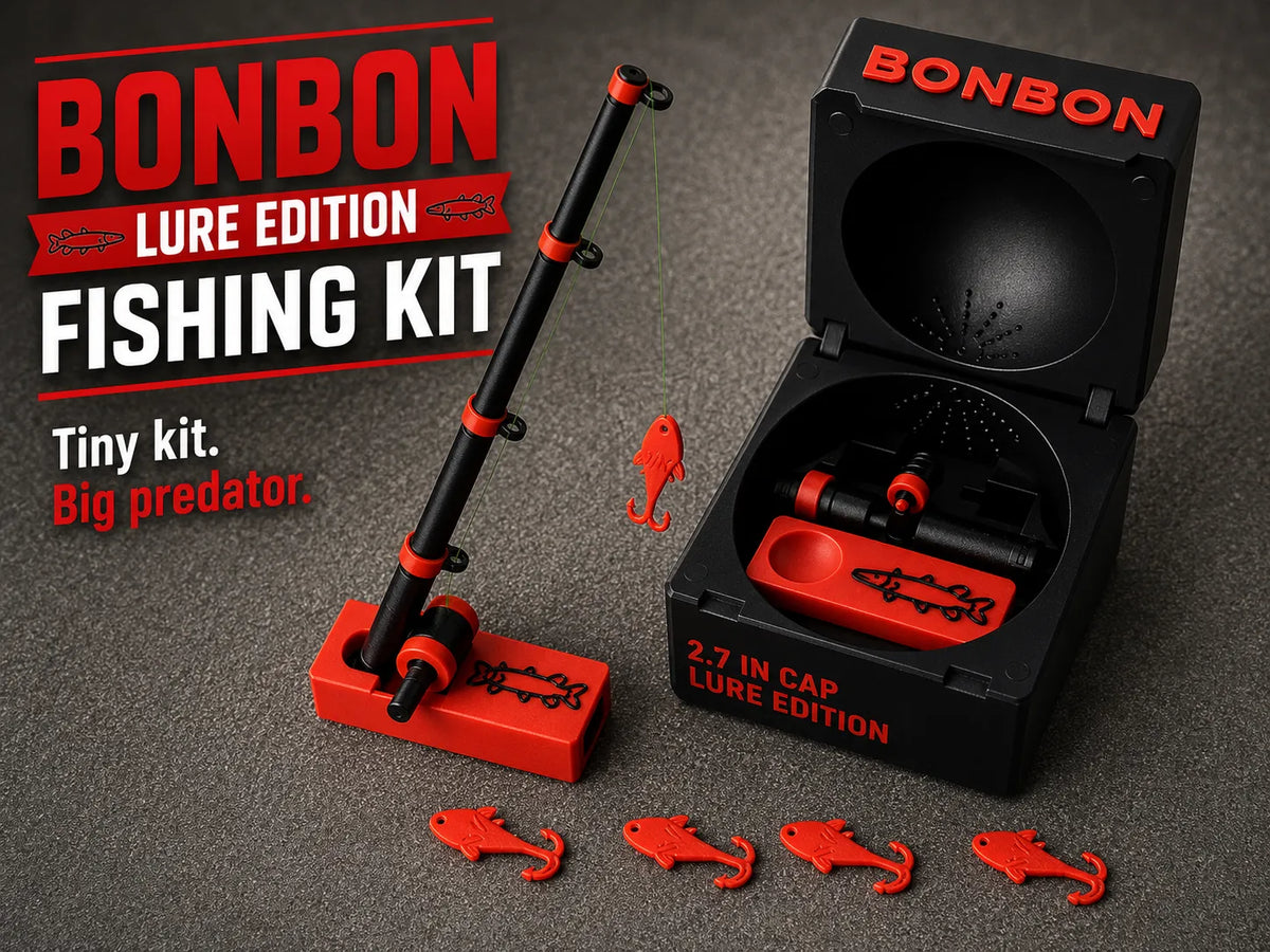 Kit de pêche de poche Bonbon – Édition Leurre - Outdoor Print