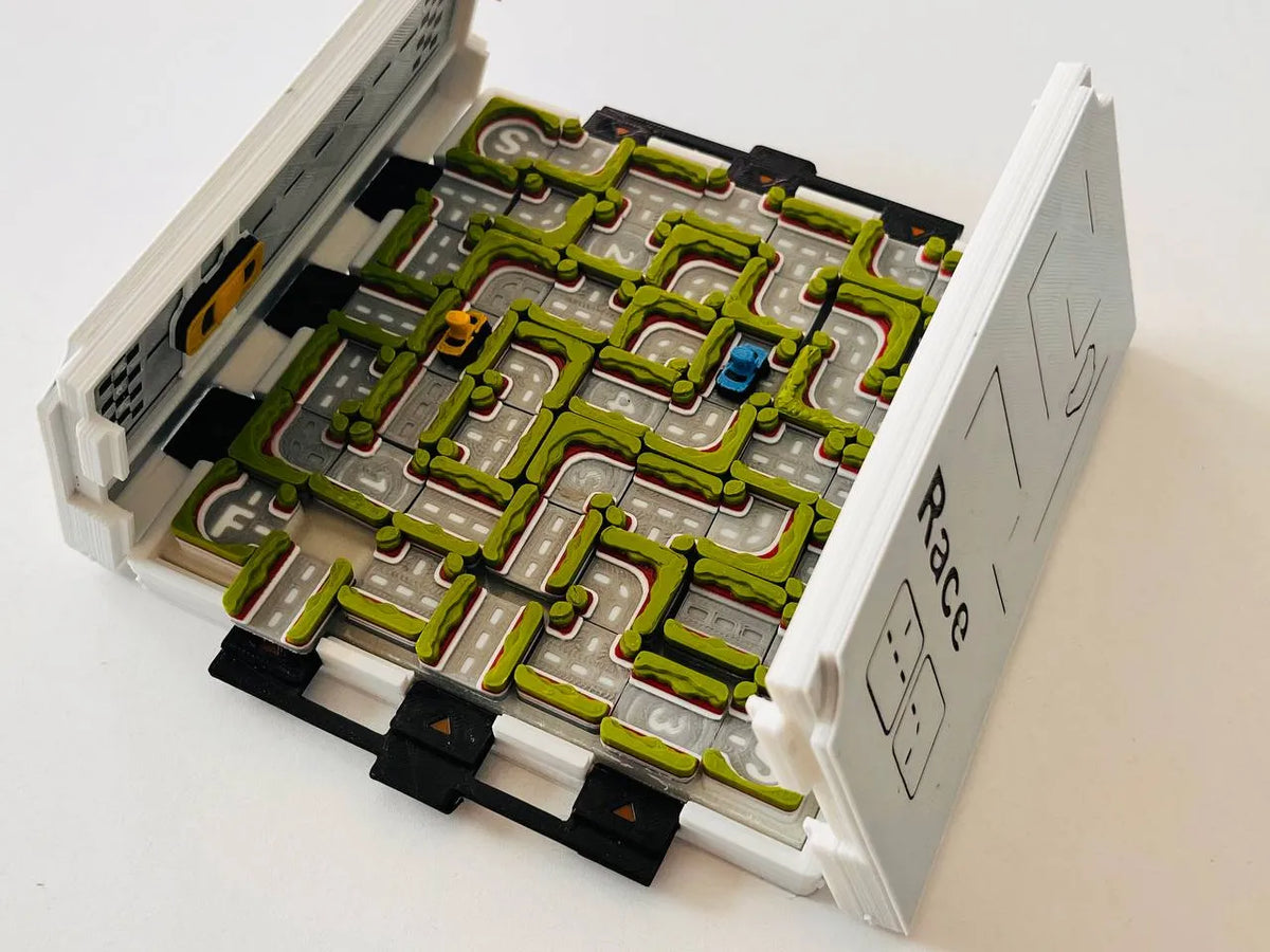 Course de Labyrinthe - Jeu de Puzzle de Labyrinthe Coulissant - Jeux Print