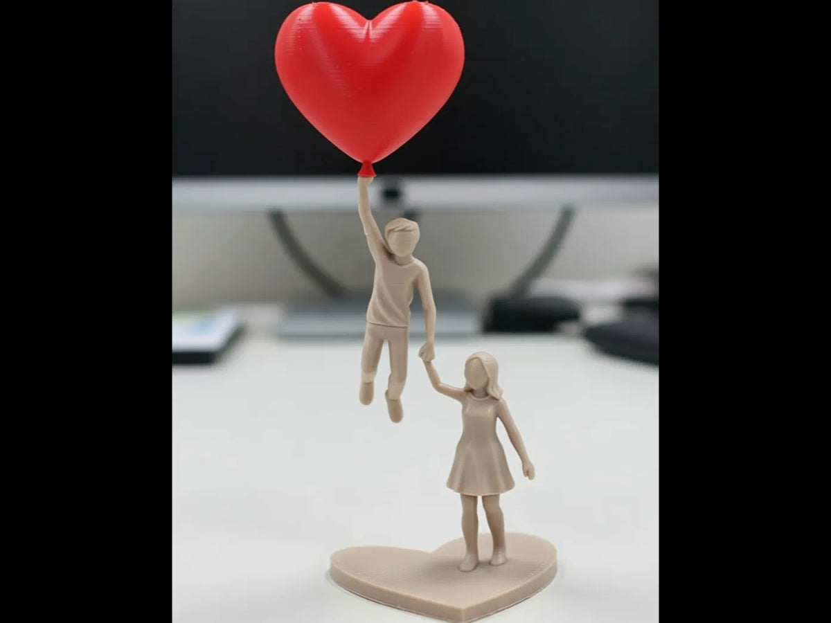 L'amour est dans l'air - Sculpture Illusion Flottante - Fêtes Print