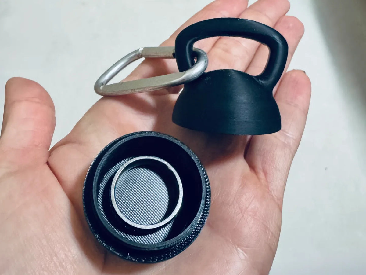 Porte-clés kettlebell rangement anneau gym étui boîte - Sport Print