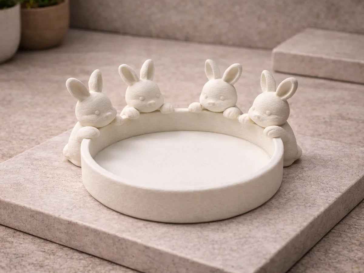Plateau à œufs de Pâques lapin - Fêtes Print