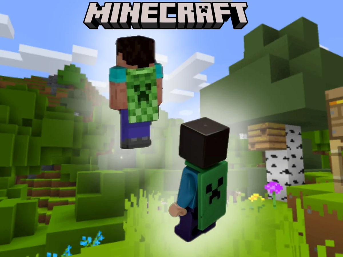 Minecraft Cape de Creeper (15 ans) Briques de construction - Bébé Print
