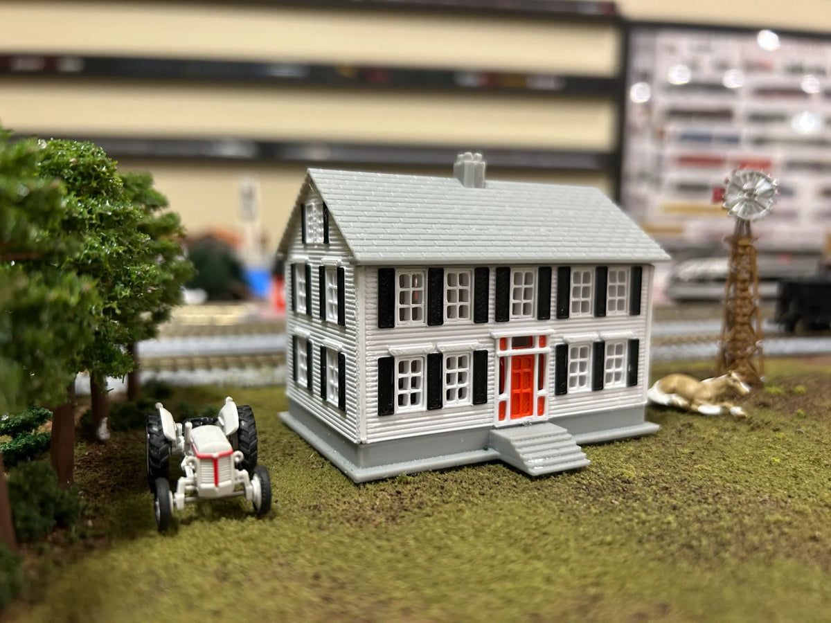 Maison de style colonial à l'échelle N - Maquette Print