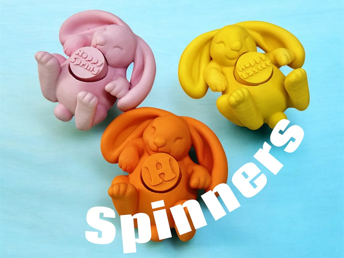 Jouet Panier de Pâques Lapins Fidget Spinners - Fêtes Print