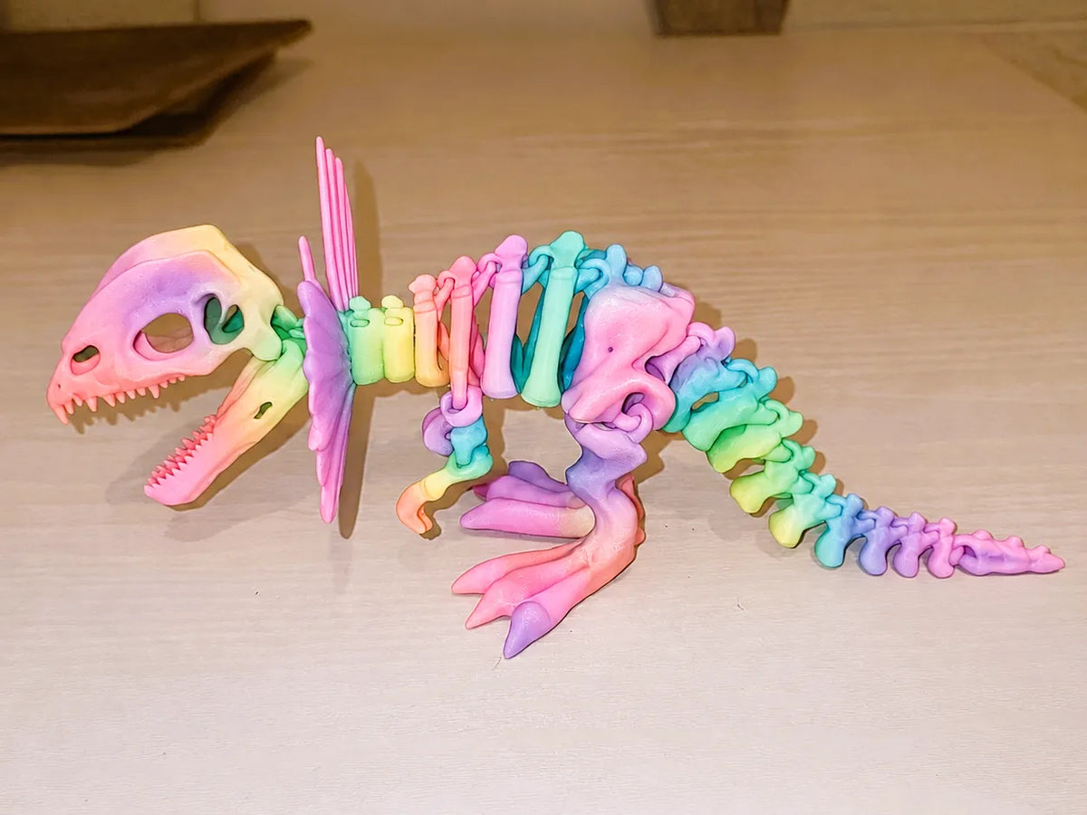 Dinosaure Dilophosaurus articulé - Maquette Print