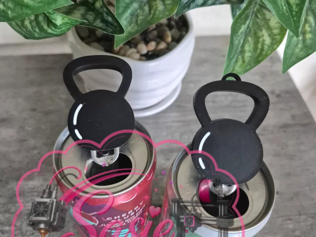 Kettlebell Ouvre-languette de canette-Porte-clés - Sport Print