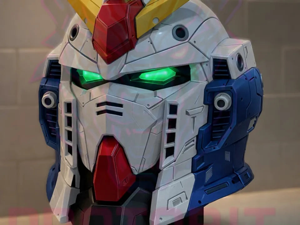Casque Mécha portable de style Gundam - Figurine Print