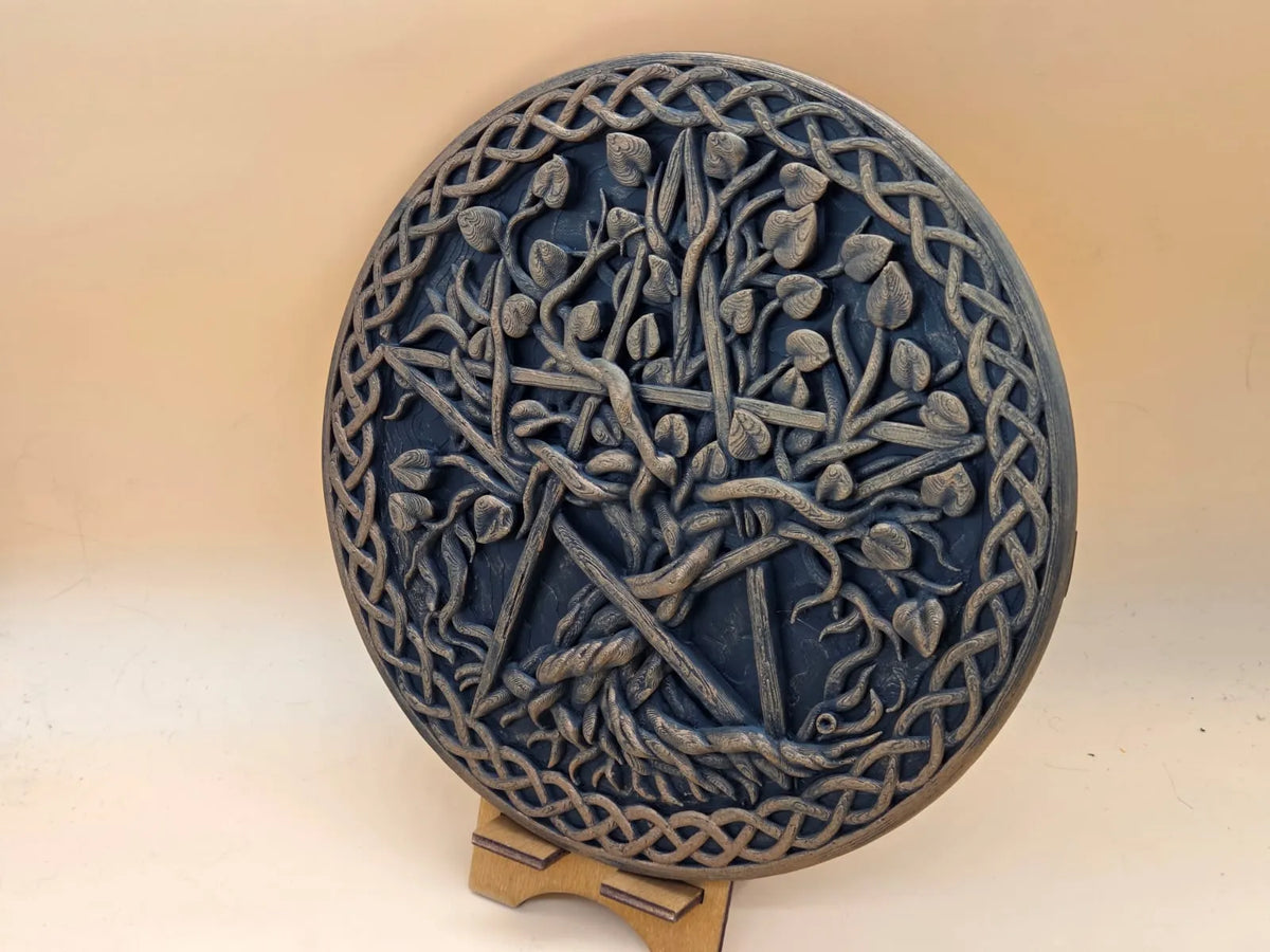 Relief Pentagramme Arbre de Vie - Art Print