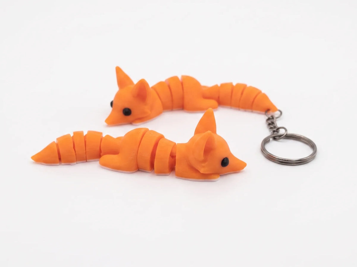 Renard Flexi Mignon + Porte-clés - Geek Print