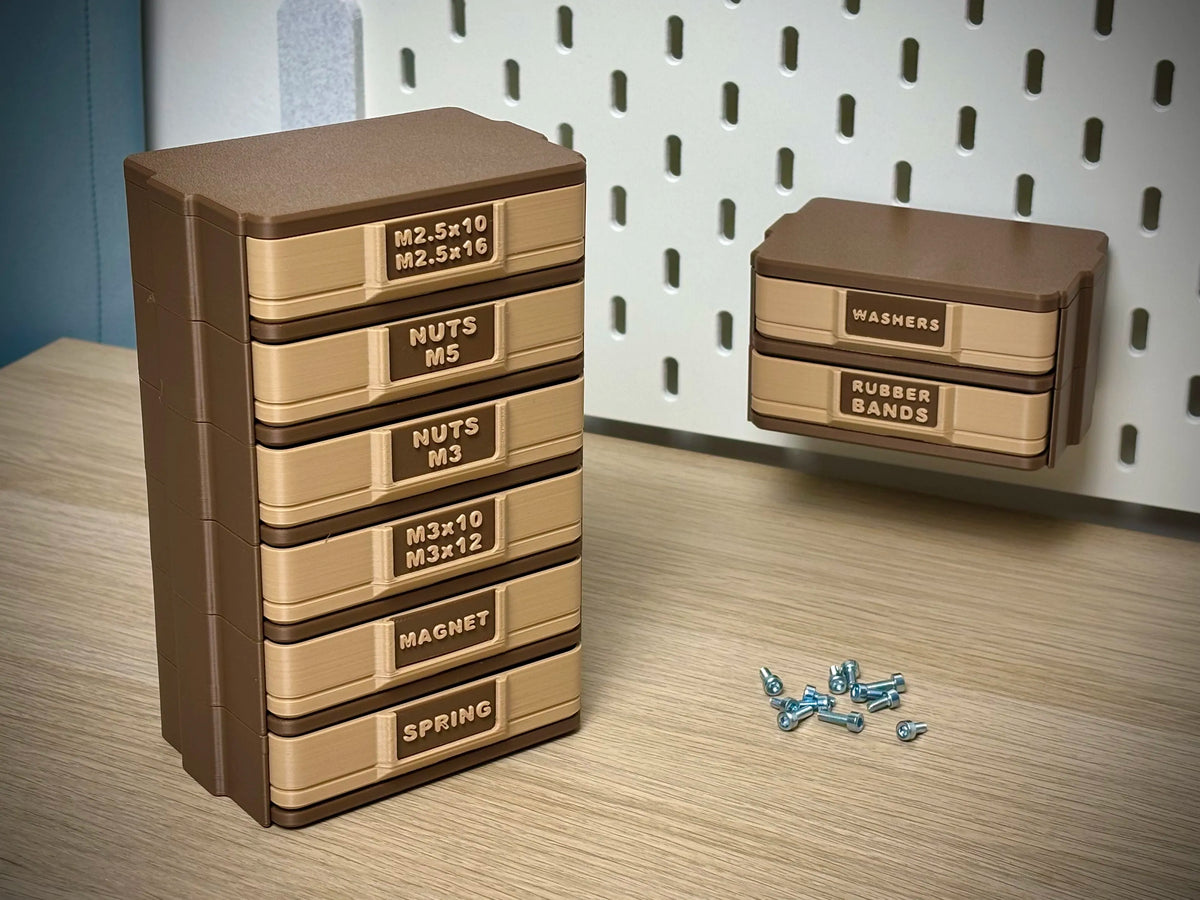 Tiroir de bureau modulaire – Verrouillage Push-Push – Skadis - Bébé Print