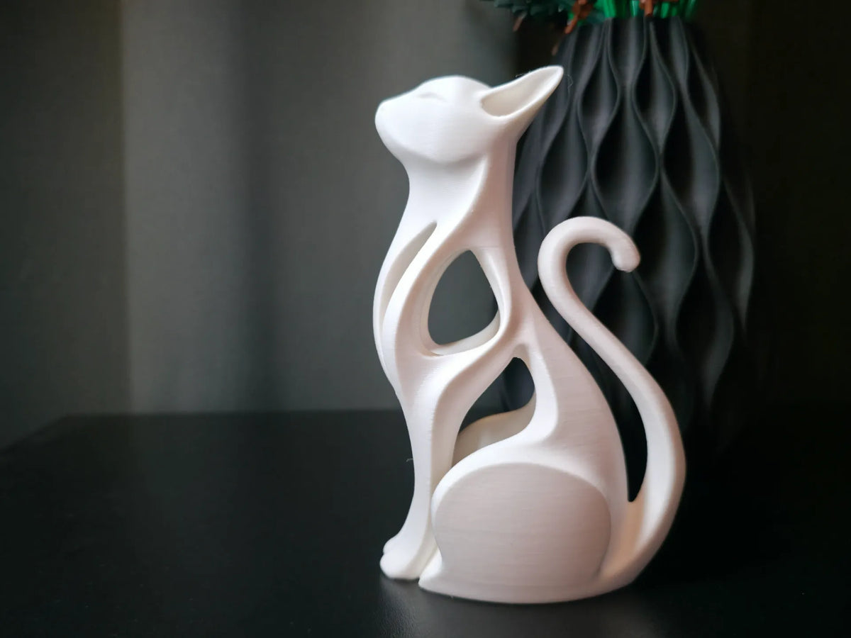 Figurine de chat sculpturale moderne - Figurine Print