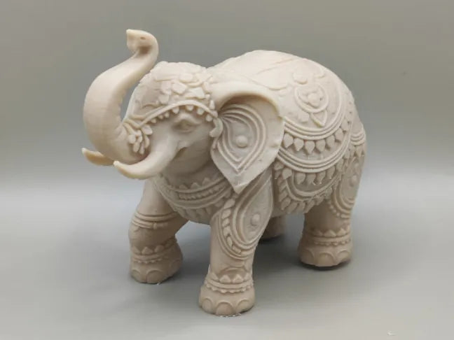 Figurine d'éléphant décorée - Figurine Print