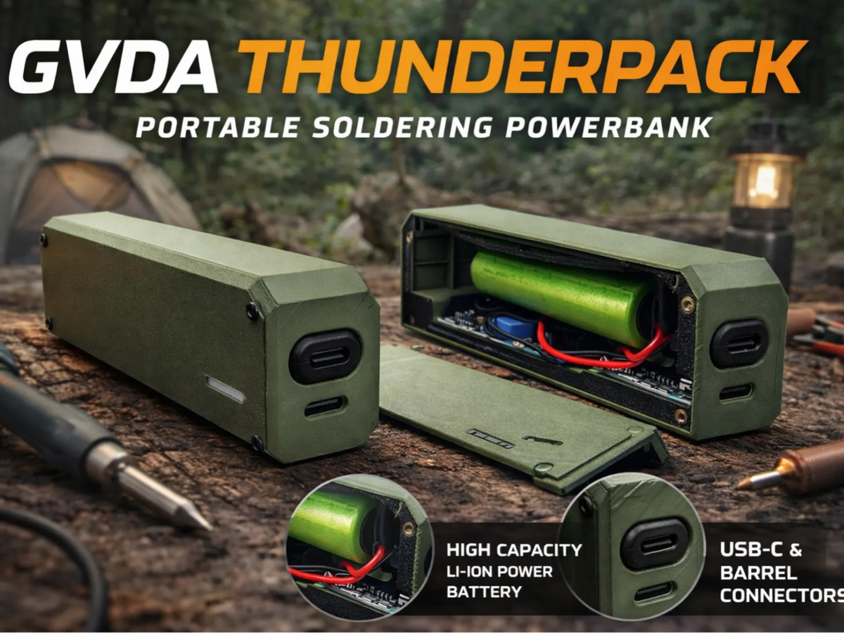 GVDA DualPower Pack - Batterie Externe Portable - Voyage Print
