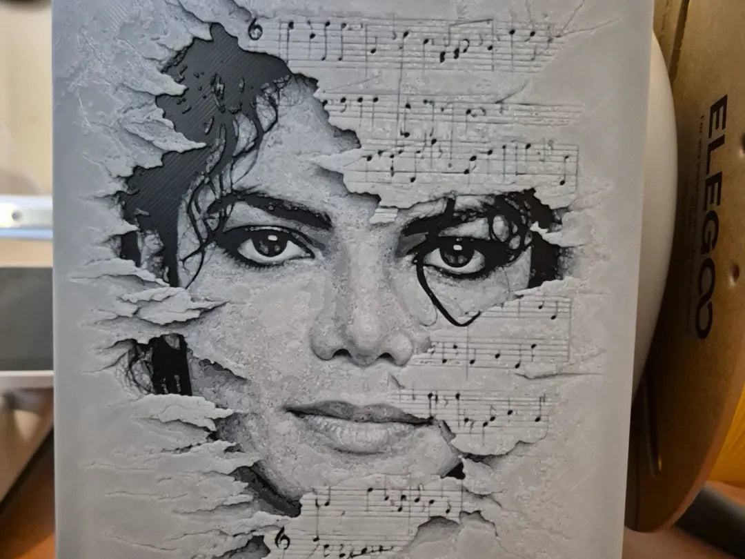 Michael jackson papiers de chansons hueforge - Art Print