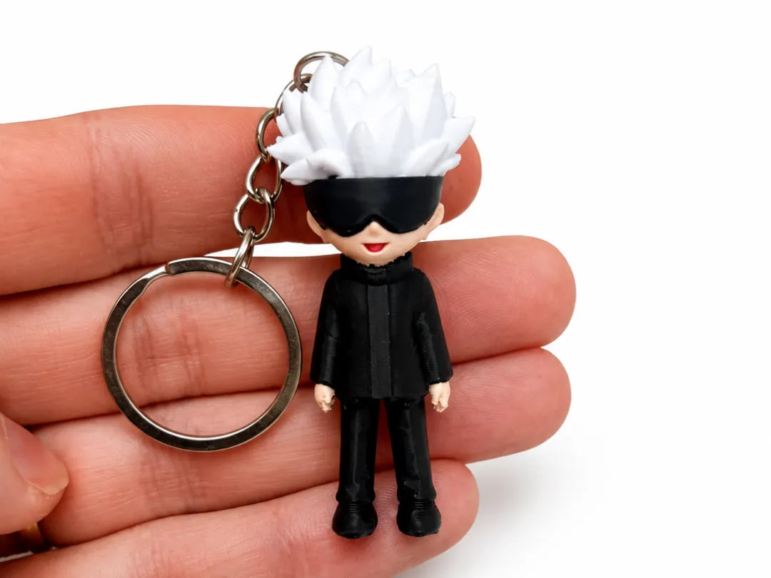 Porte-clés Satoru Gojo Jujutsu Kaisen – modèle 2 - Figurine Print