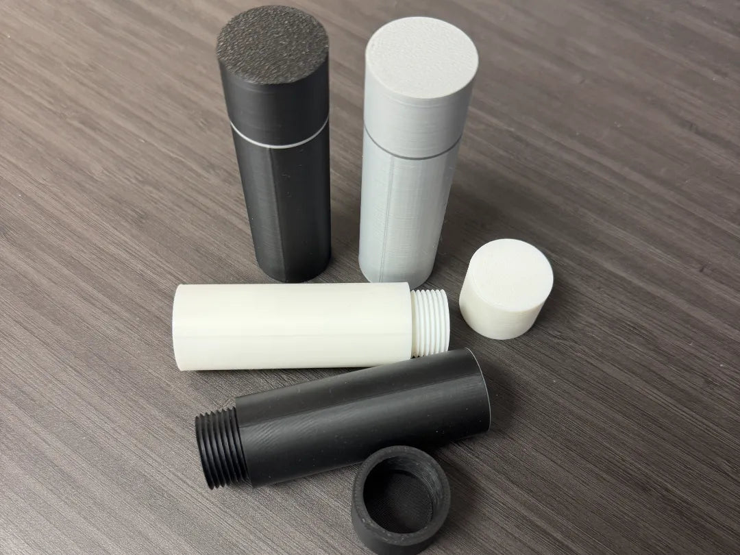 Petit conteneur cylindrique pour baume à lèvres, pilules ou voyage - Beauté Print