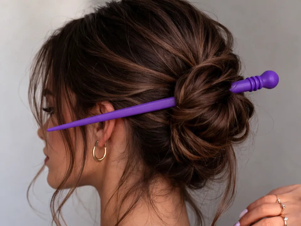 Pique à Cheveux Nœud Moderne Chic pour Chignon Femme - Bijoux Print