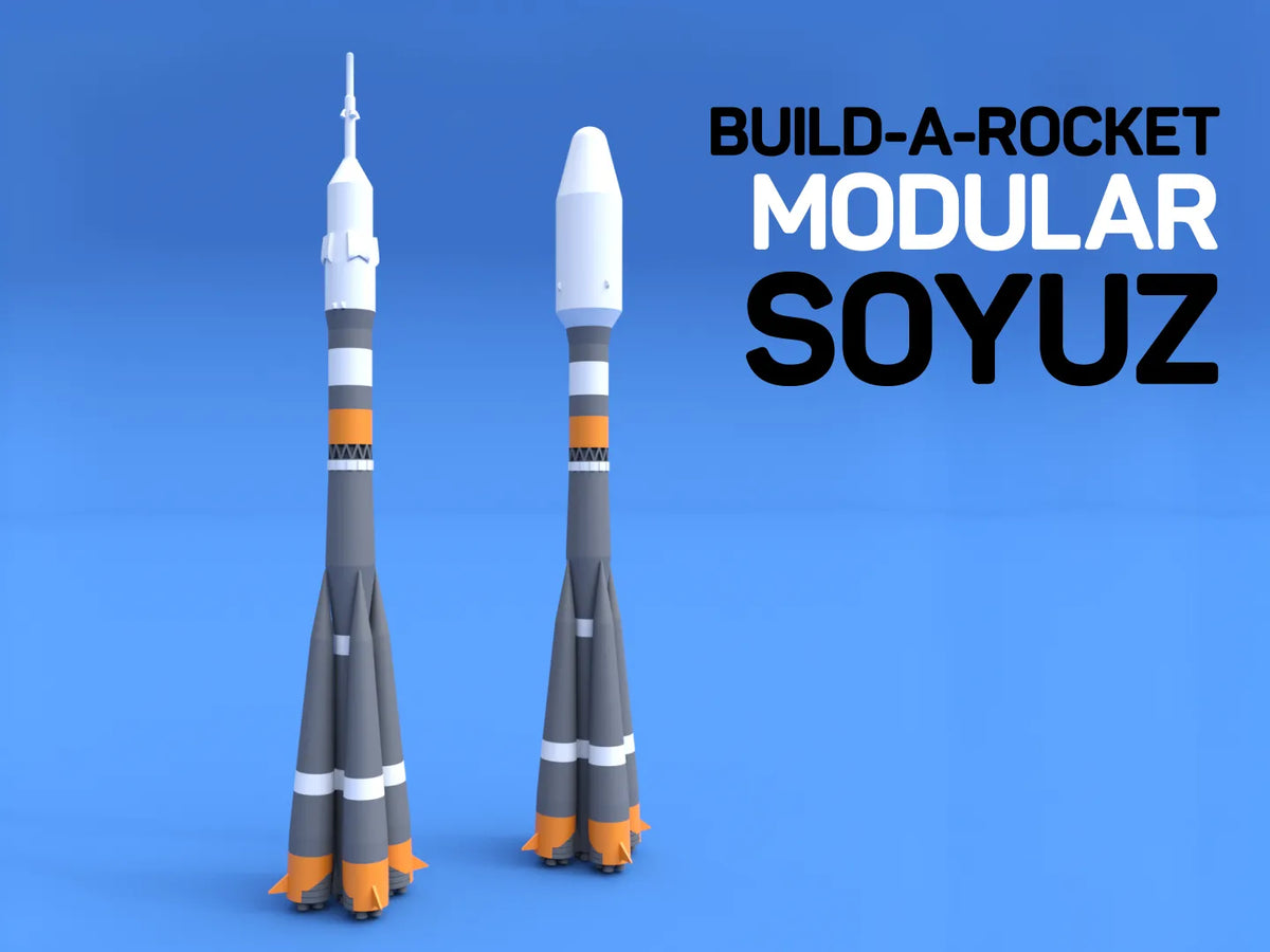Construire-une-fusée : soyouz modulaire - Maquette Print