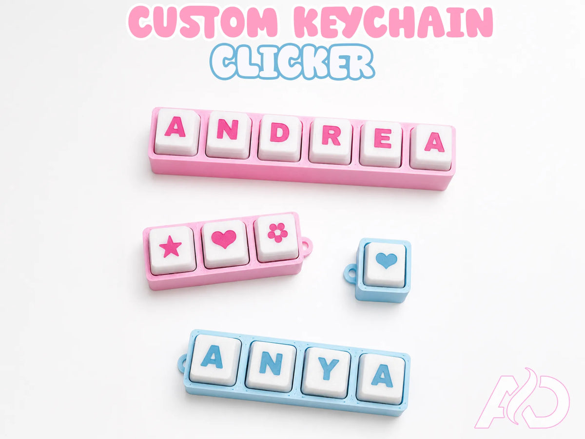 Porte-clés clicker personnalisé - Cadeau Print