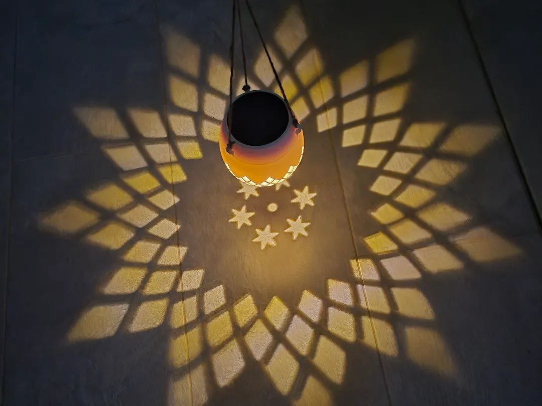 Lanterne solaire ou LED & Lampe suspendue - Lumière Print