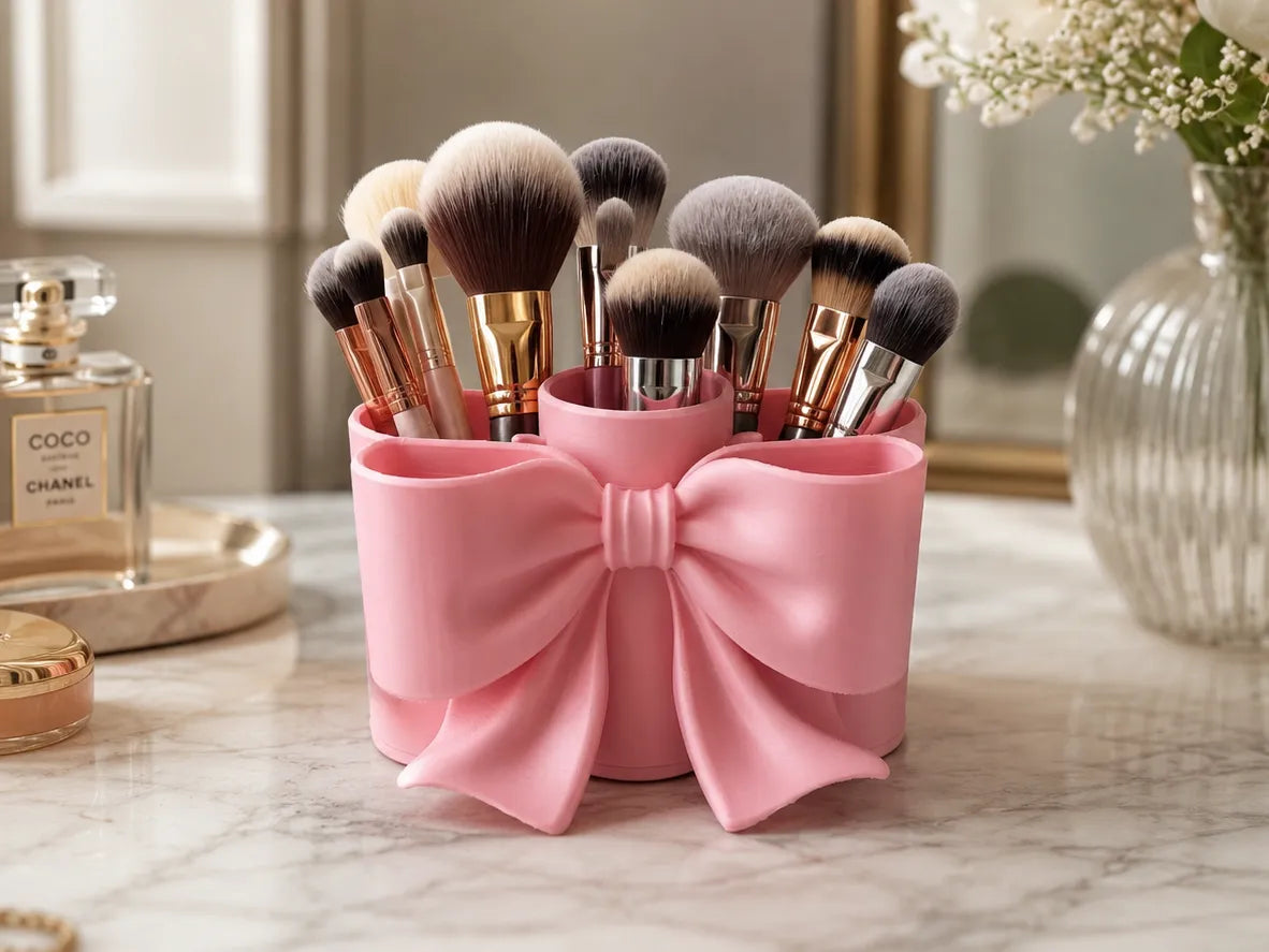 Porte-pinceaux de maquillage - Nœud - Beauté Print