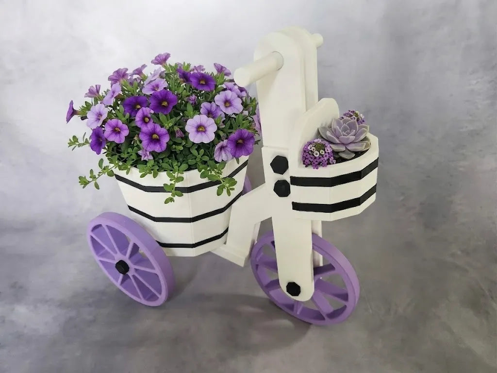 Pot de fleurs - tricycle - Vélo Print