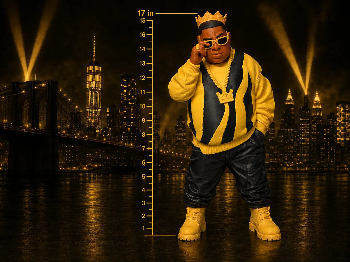Notorious BIG - Figurine Énorme de Biggie Smalls ! 17" Années 90 - Figurine Print