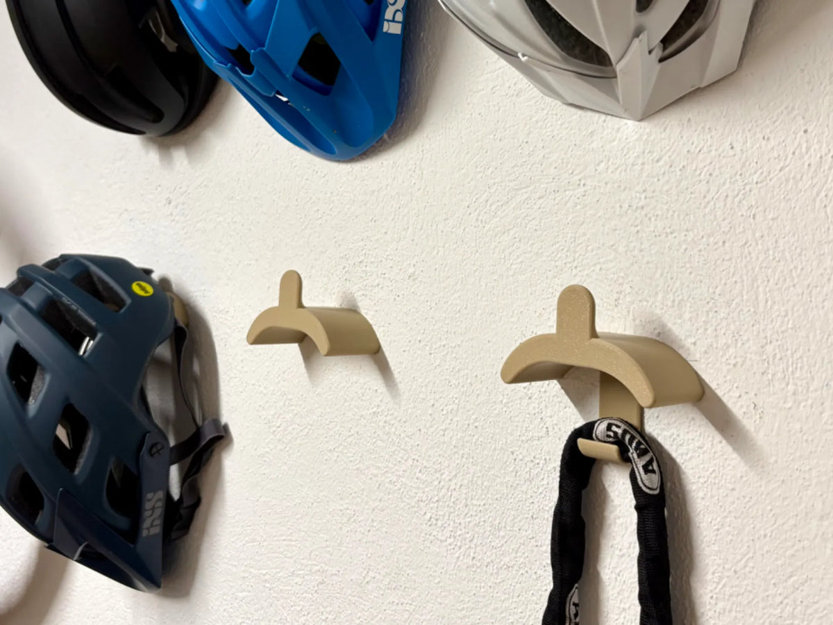 Support mural pour casque de vélo (VTT, Route, Gravel, ...) - Vélo Print