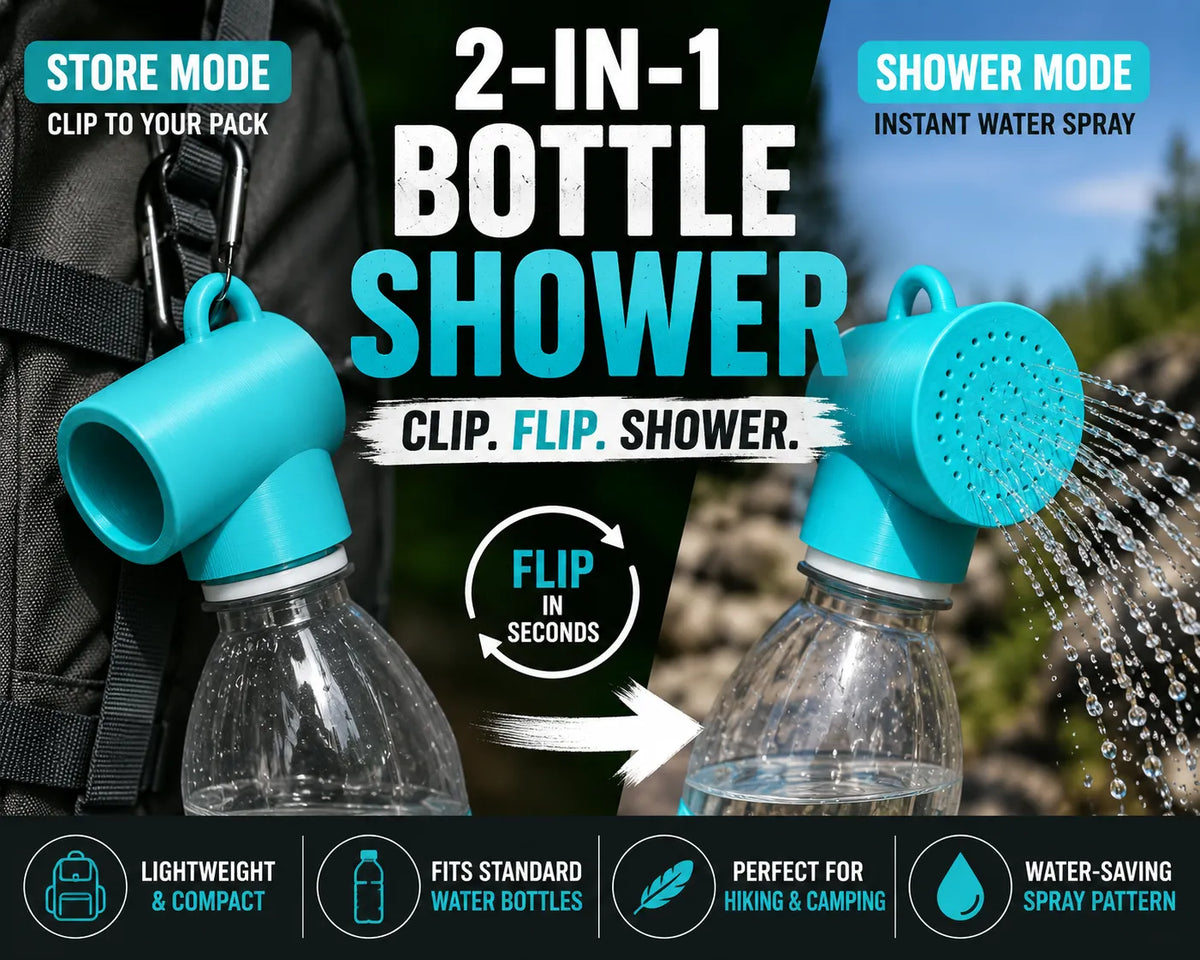 Douche portable Randonnée Camping Lavage Plage Été - Outdoor Print