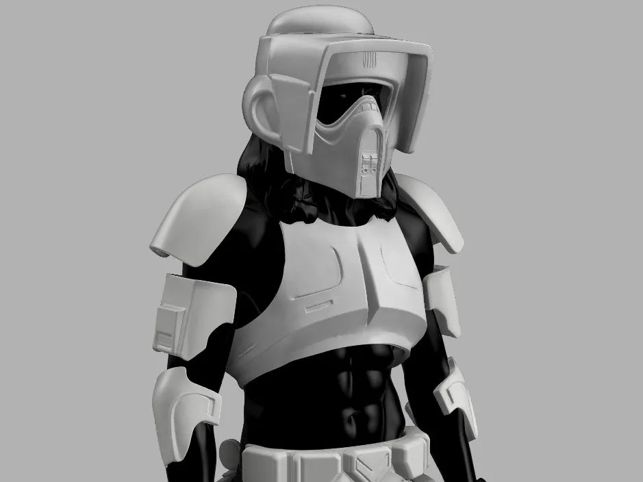 Armure Portable Star Wars Scout Trooper, Ensemble Complet - Geek Print